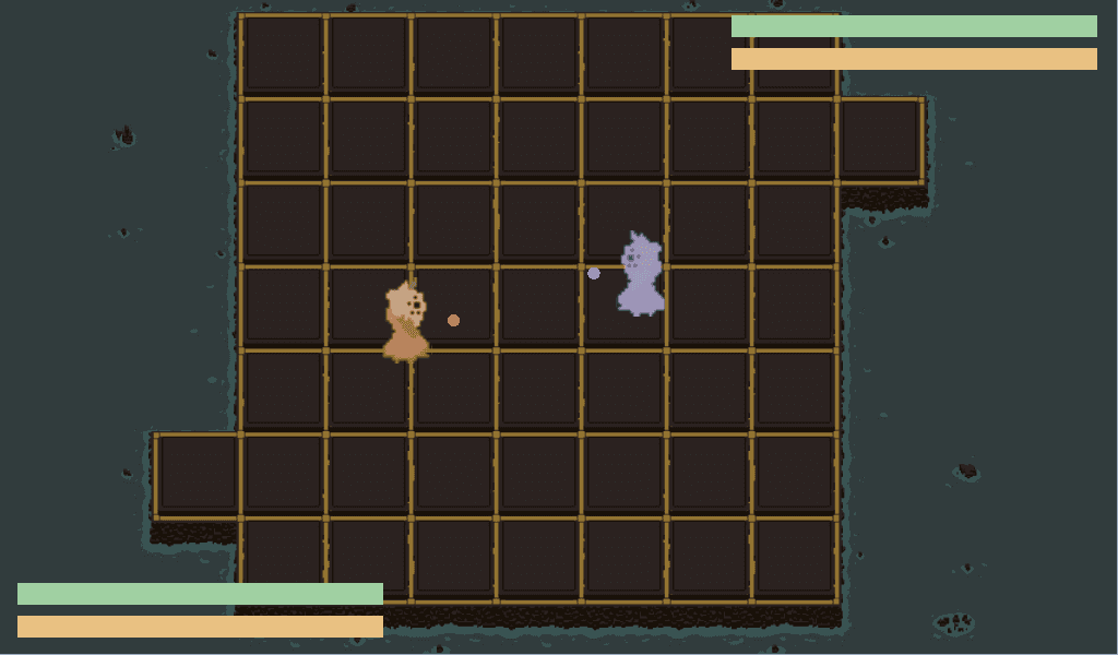 Local multiplayer arena brawler